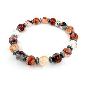 Hematoid Kuvars Bileklik 8mm