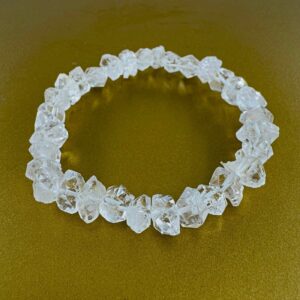 Herkimer Kuvars Bileklik Çift Uçlu 6A+