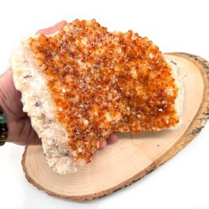 Sitrin Standlı Ham Taş