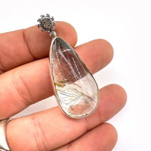 Golden Healer Kolye Ucu Gümüş