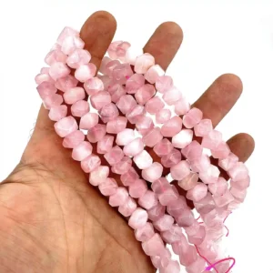 Pembe Kuvars Amorf Dizi 10mm