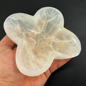 Selenit Çiçek Kase 15cm