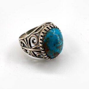 Firuze Erkek Yüzük Gümüş