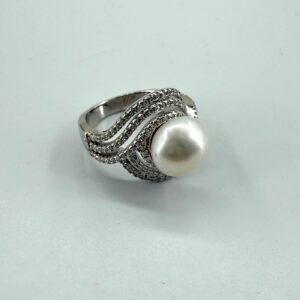 İnci Yüzük Gümüş