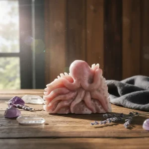 Pembe Opal Ahtapot Obje